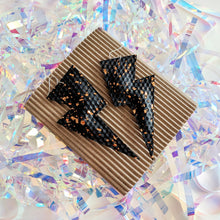 Load image into Gallery viewer, Metallic Copper Splash Textured Leatherette Super Disco Bolts
