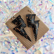 Load image into Gallery viewer, Metallic Copper Splash Textured Leatherette Super Disco Bolts
