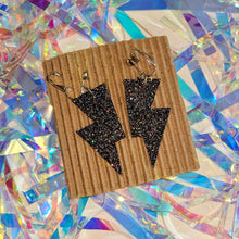 Load image into Gallery viewer, Dark Confetti Fine Glitter Mini Disco Bolts
