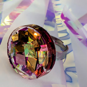 Tinsel Confetti Rings - Pinks and Golds