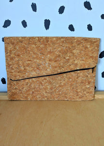 Sample - Cork Clutch Bag with Jungle Lining