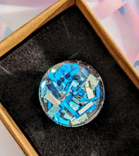 Load image into Gallery viewer, Tinsel Confetti Rings - Blues
