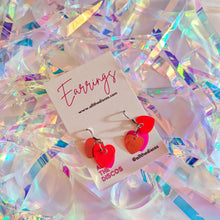 Load image into Gallery viewer, All the Love Sequin Heart Earrings
