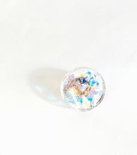 Load image into Gallery viewer, Tinsel Confetti Rings - Mermaid Iridescent

