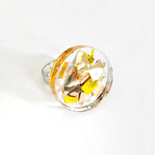Load image into Gallery viewer, Tinsel Confetti Rings - Golds
