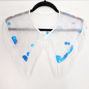 Sequin and Tassel Party/Festival Cape