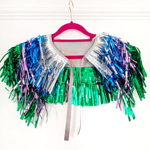 Cool Tones Ombre Disco Party Cape