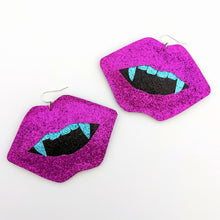 Load image into Gallery viewer, Spooky Neon Vampire Fang Earrings (Halloween 2022 edition)
