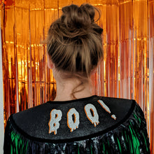 Load image into Gallery viewer, BOO! Western Style Disco Party Cape
