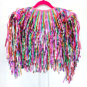 Pastel Rainbow Party Disco Cape