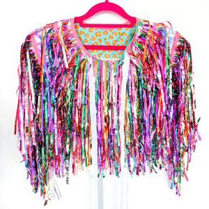 Pastel Rainbow Party Disco Cape