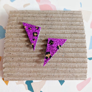 Good Disco Short Triangle - Purple Leopard